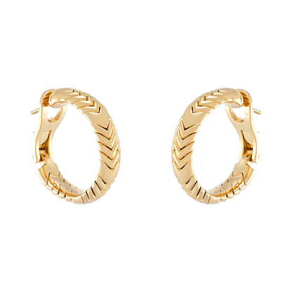 Bvlgari 'Spiga' Gold Earrings