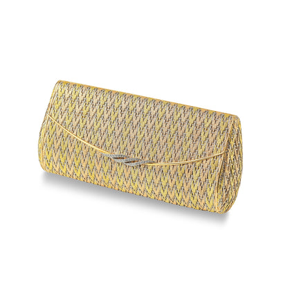 Cartier Vintage Evening Gold and Diamond Clutch