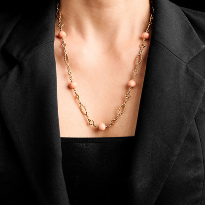Cartier Angel Skin Coral Long Necklace