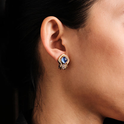 Kent Raible Sapphire Earrings