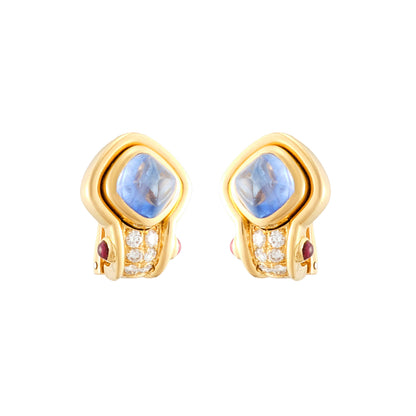 Kent Raible Sapphire Earrings