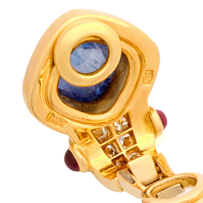 Kent Raible Sapphire Earrings