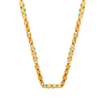 Vintage Sautoir with Turquoise