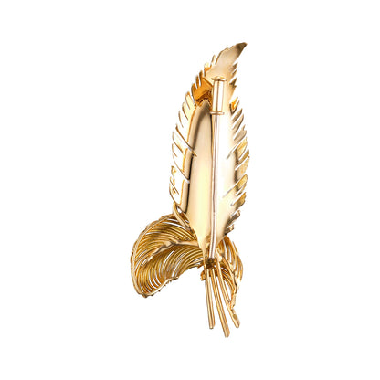 Vintage Feather Brooch