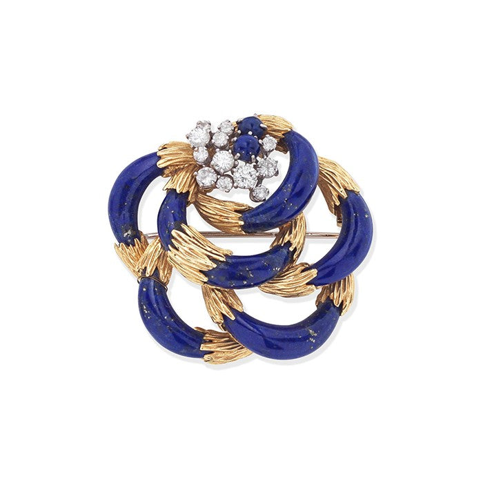 Kutchinsky Lapis Lazuli Brooch