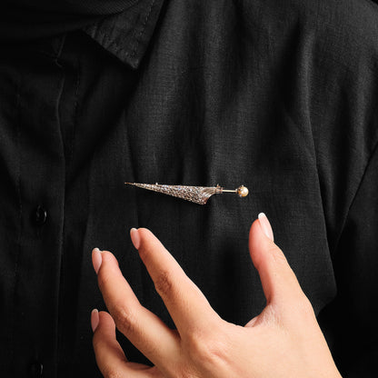 Vintage Umbrella Brooch