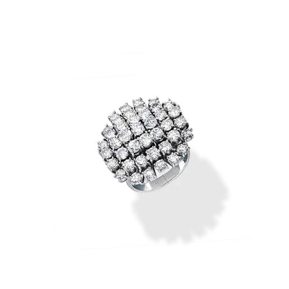 Vintage Diamond Cluster Ring