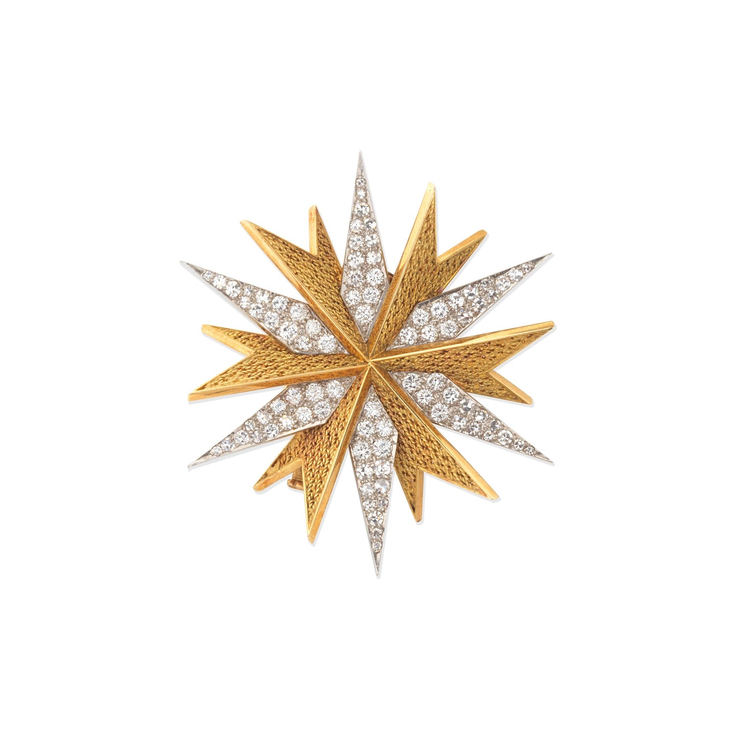 Garrard Diamond Set Star Brooch