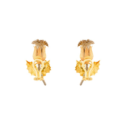 Buccellati Flower Brooch and Earrings