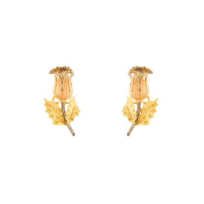 Buccellati Flower Brooch and Earrings
