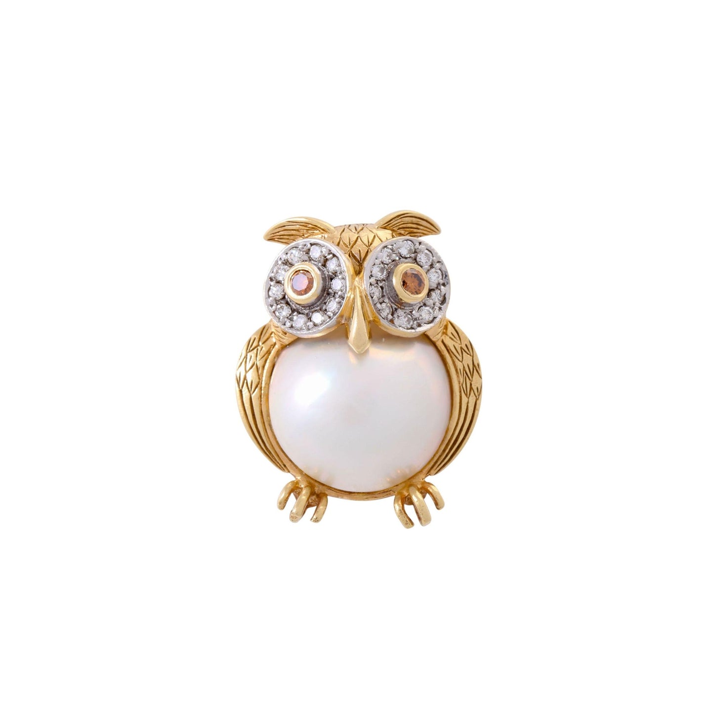 Vintage Owl Brooch