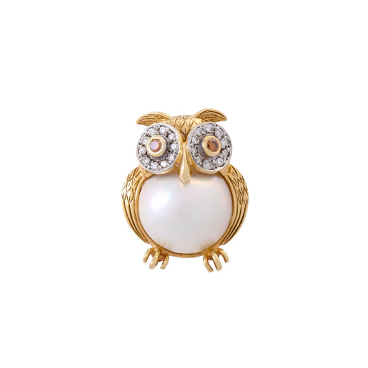 Vintage Owl Brooch