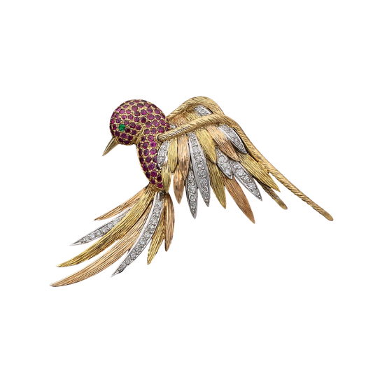 Vintage Bird Brooch