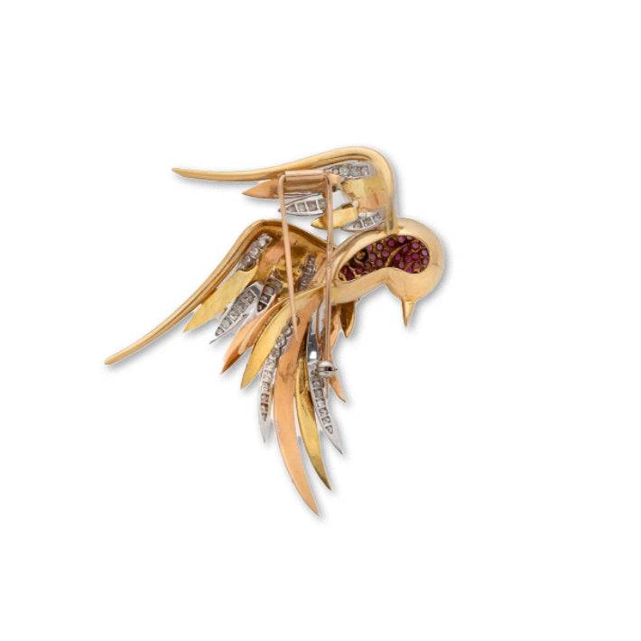 Vintage Bird Brooch
