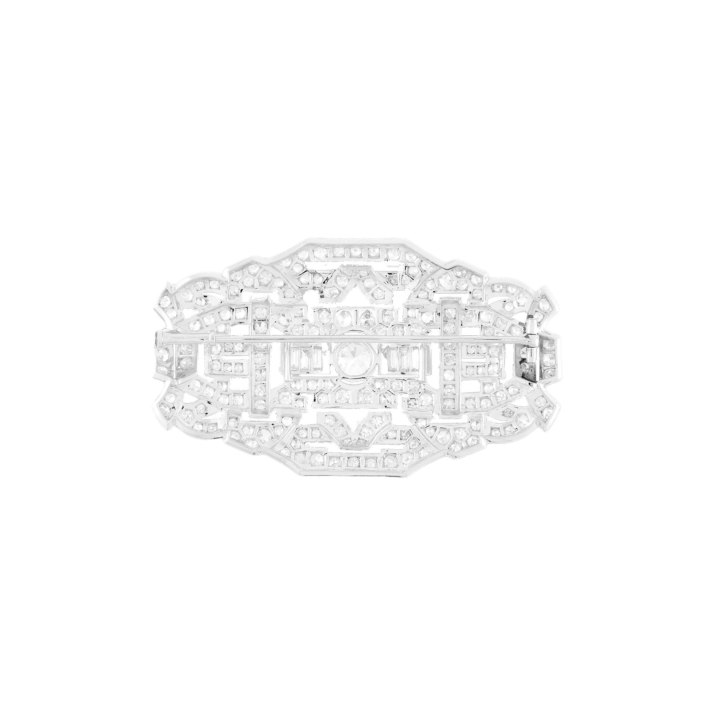 Vintage Platinum Art Deco Brooch
