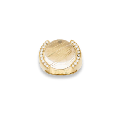 Cartier "So Pretty" Rutile Quartz Ring