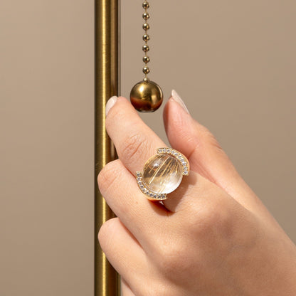 Cartier "So Pretty" Rutile Quartz Ring