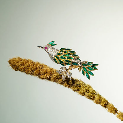 Vintage Bird Brooch
