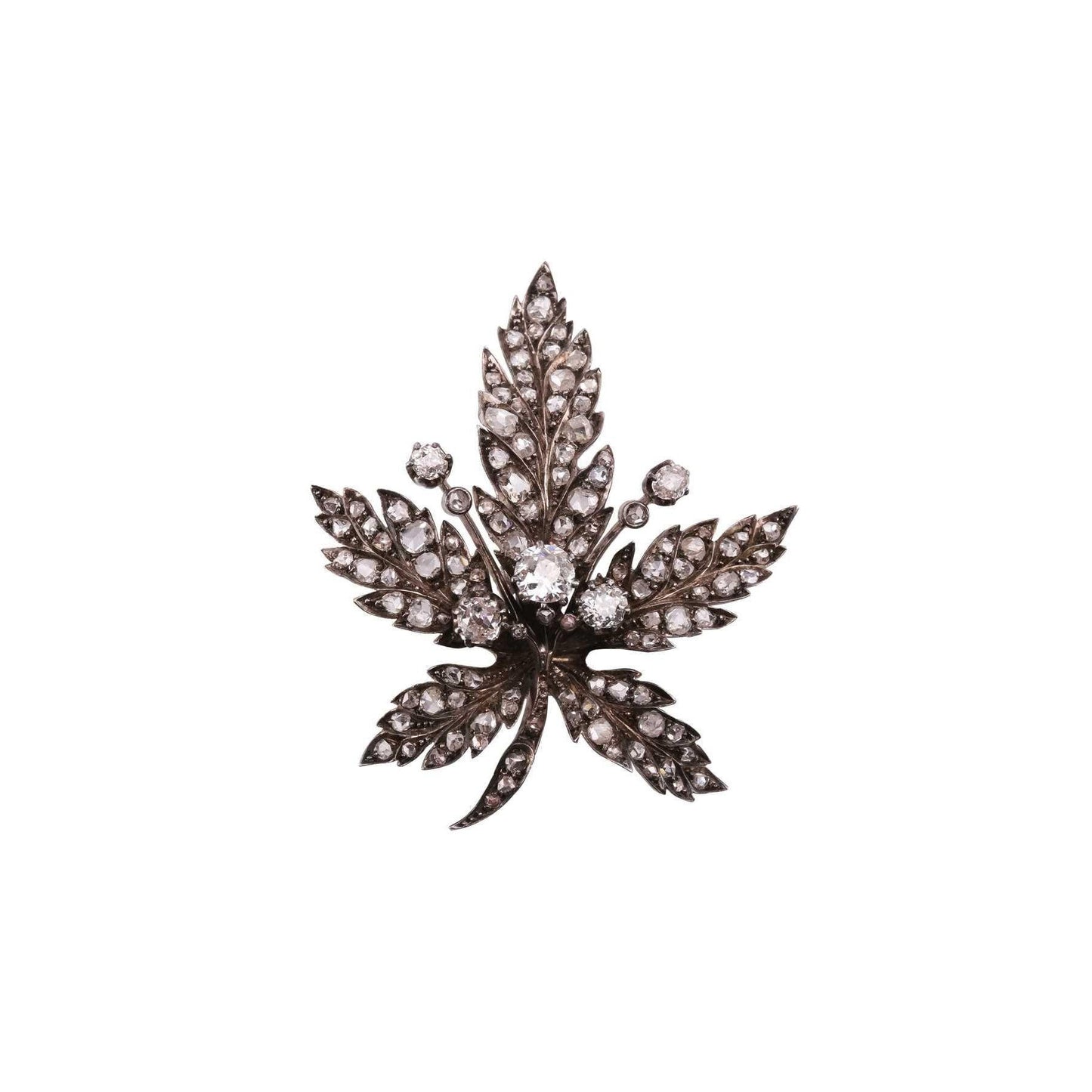Antique Leaf Brooch