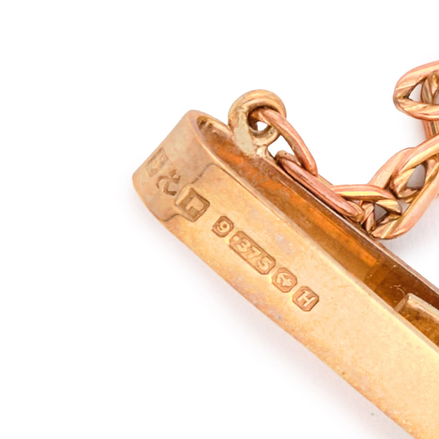 English Cigar Wedge Cutter and Tie Clip Set