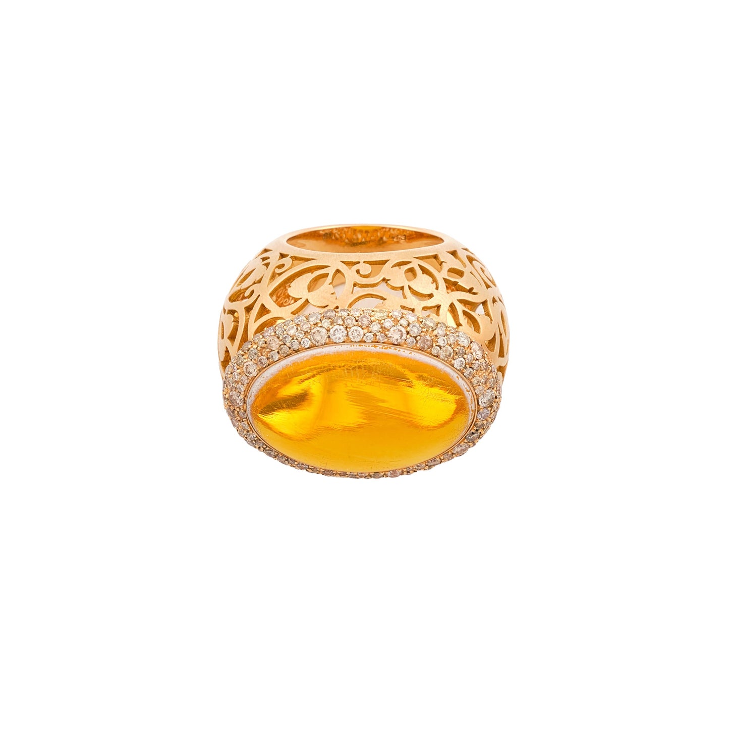 Pomellato Amber Arabesque Dome Ring