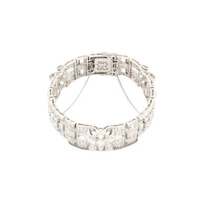 Art Deco Platinum Bracelet