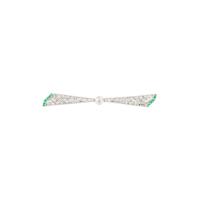 Vintage Bar Bow Brooch