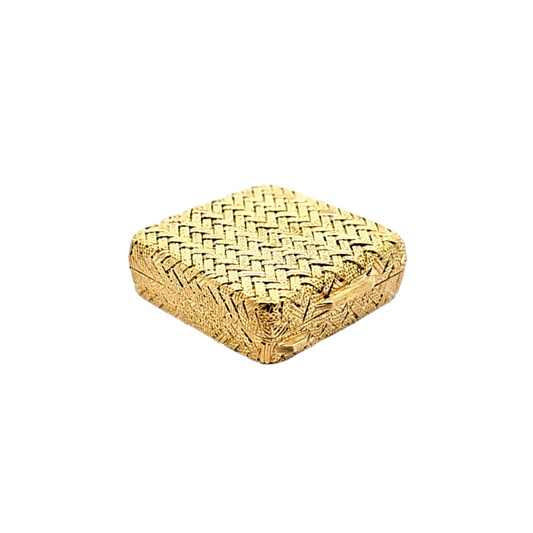 Vintage Gold Pill Box
