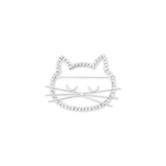 Vintage Cat Brooch