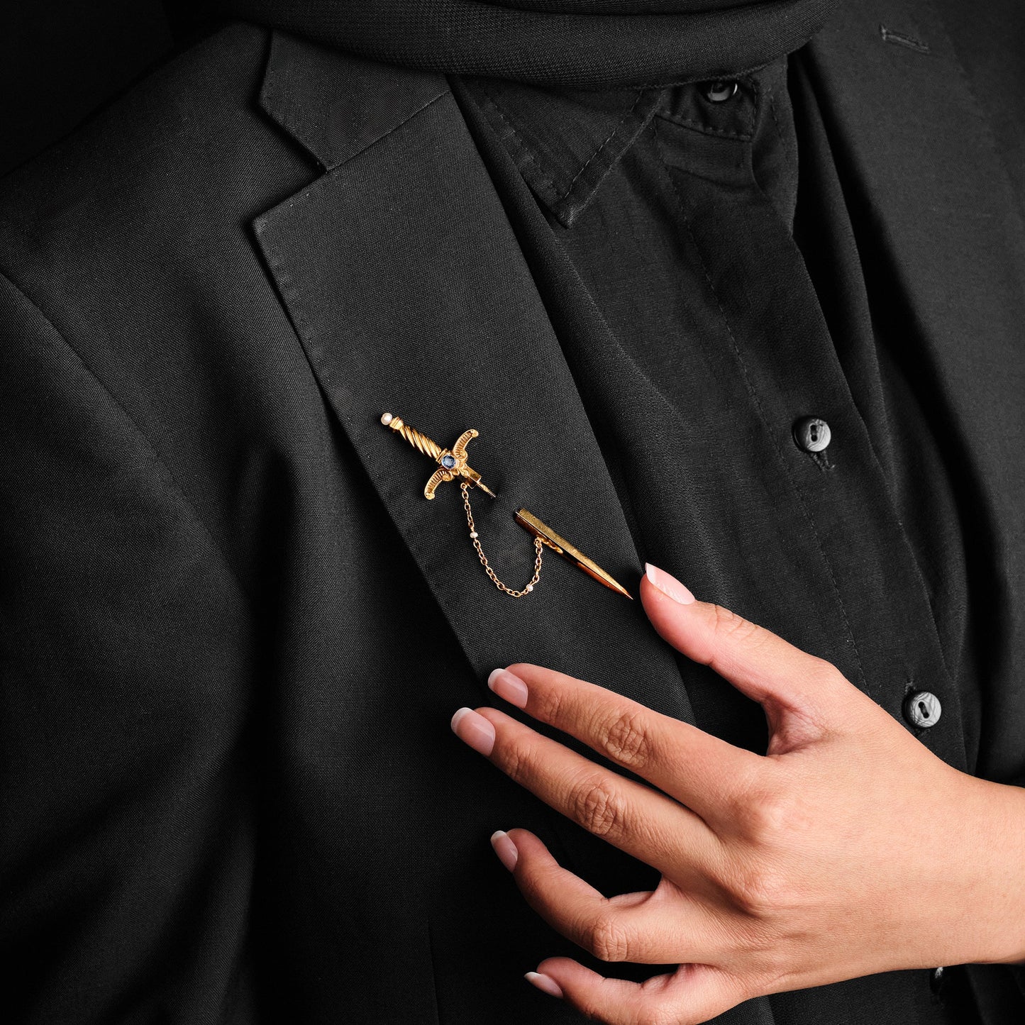 Antique Sword Pin