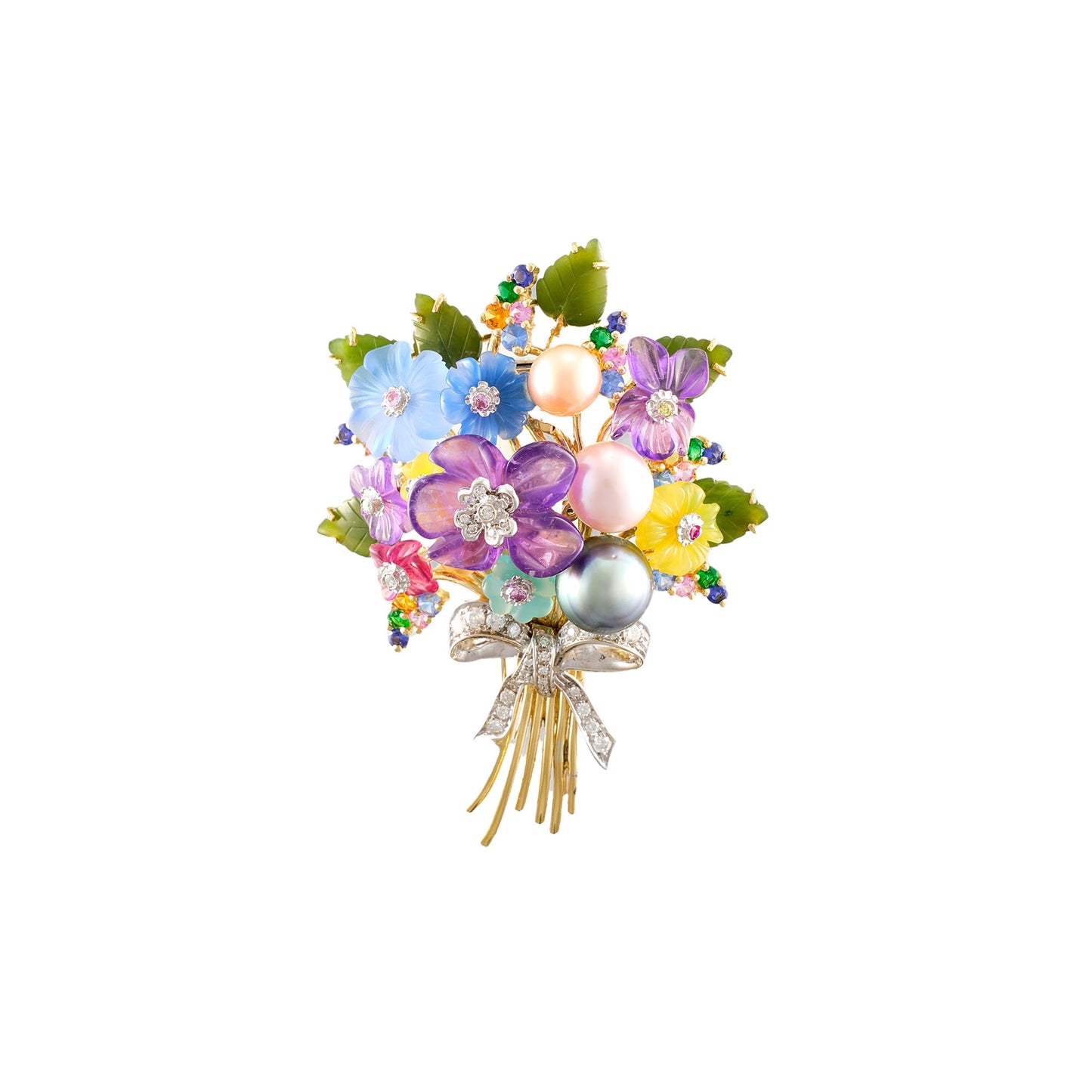 Santa'Gostino Bouquet Brooch