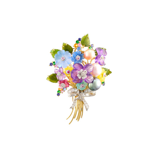 Santa'Gostino Bouquet Brooch