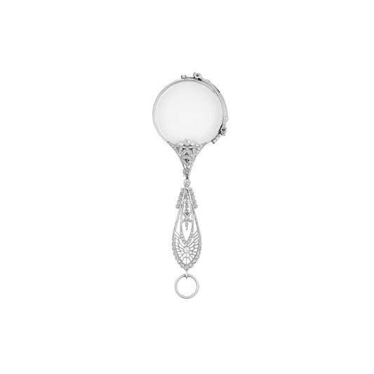 Antique Edwardian Platinum Lorgnette