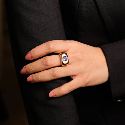 Dinh Van Amethyst Ring