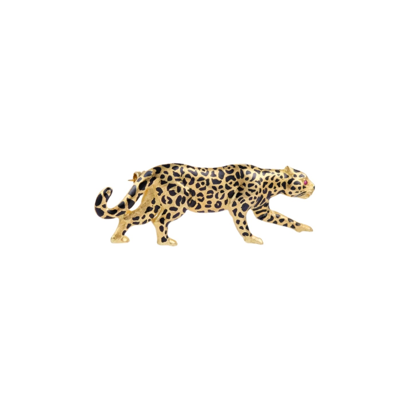 T.O'Donoghue British Leopard Brooch