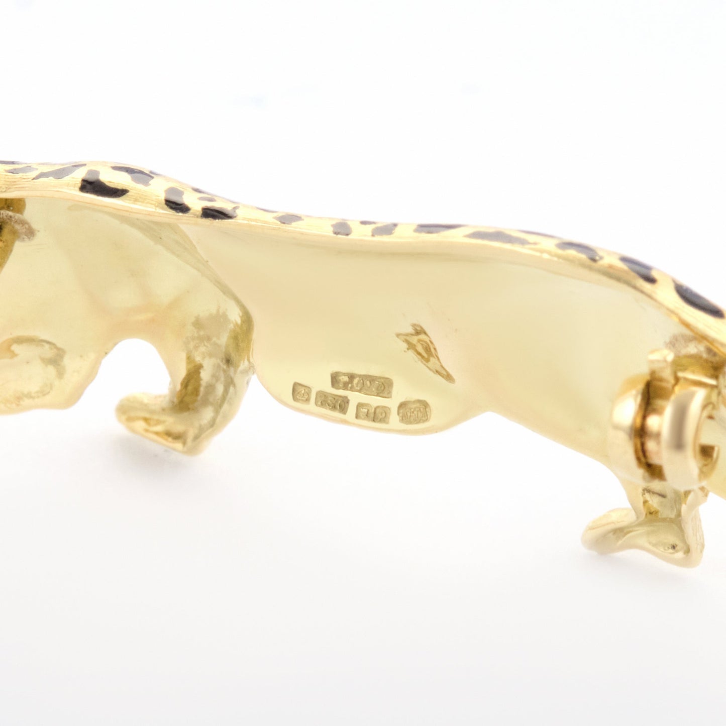 T.O'Donoghue British Leopard Brooch
