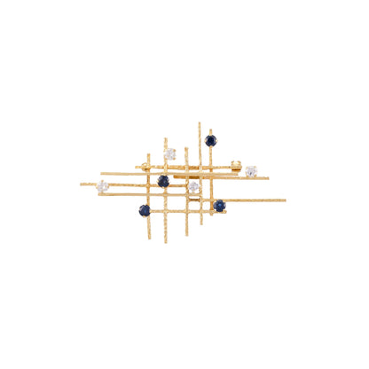 Steven Stone Geometric Brooch