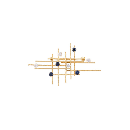 Steven Stone Geometric Brooch