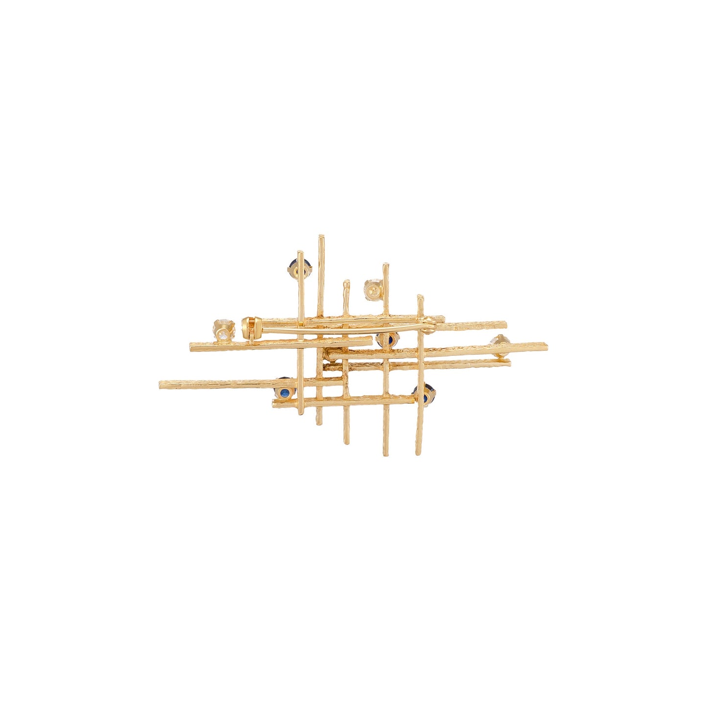Steven Stone Geometric Brooch