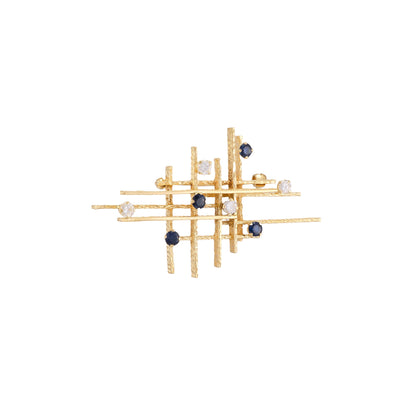 Steven Stone Geometric Brooch