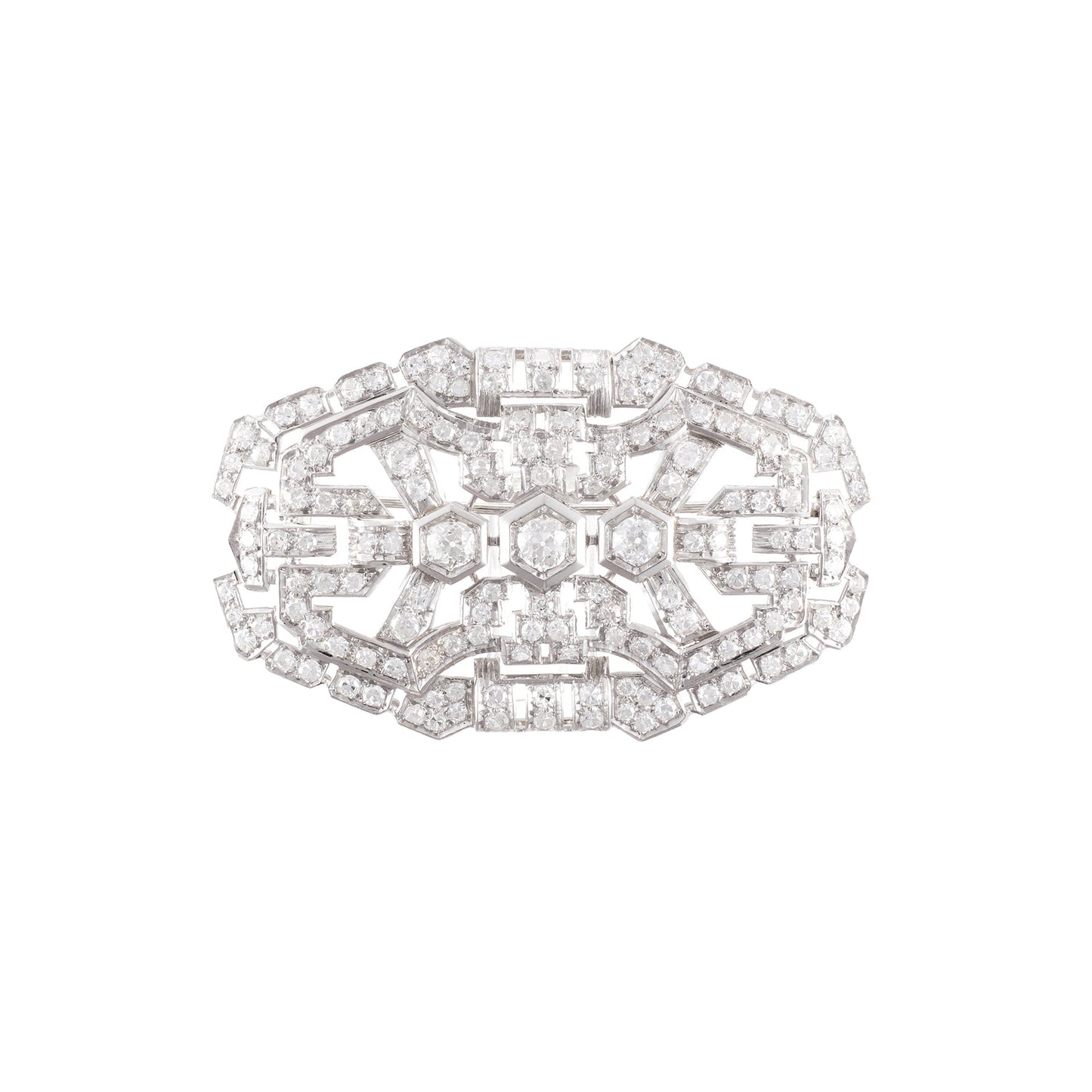 Art Déco Diamond Brooch