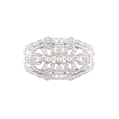 Art Déco Diamond Brooch