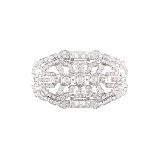 Art Déco Diamond Brooch