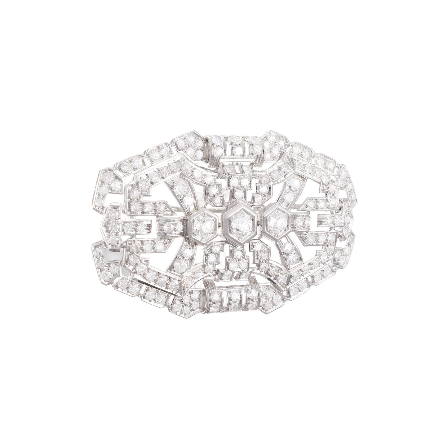 Art Déco Diamond Brooch