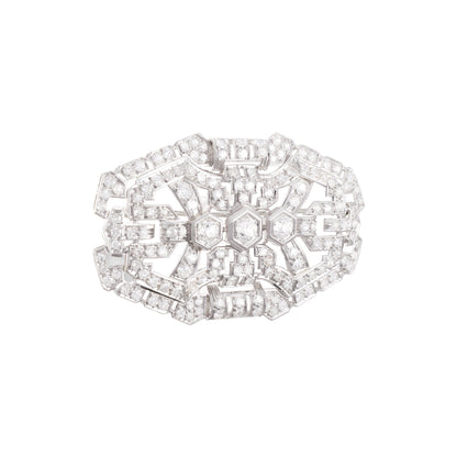 Art Déco Diamond Brooch