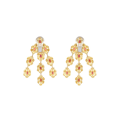 Jean Ete Garnet Earrings