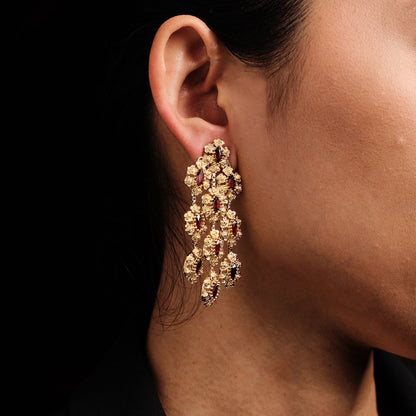 Jean Ete Garnet Earrings