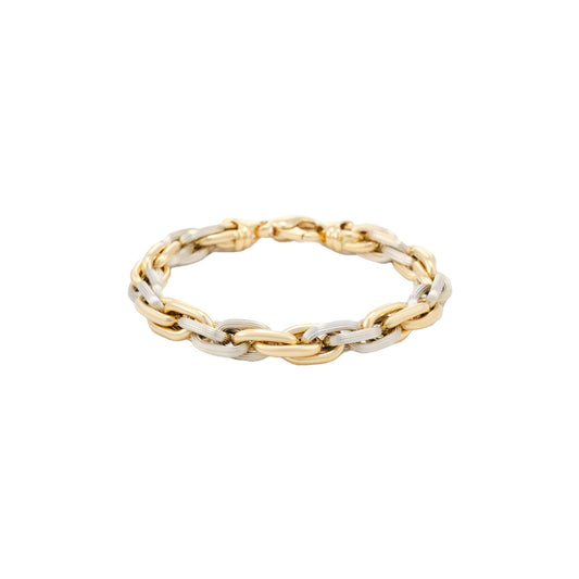 Vintage French Bicolor Bracelet
