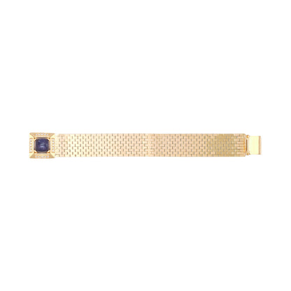Vintage Iolite and Diamond Bracelet