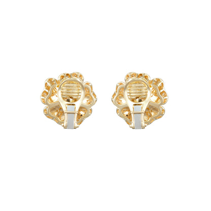 Vintage Pink Sapphire Earrings
